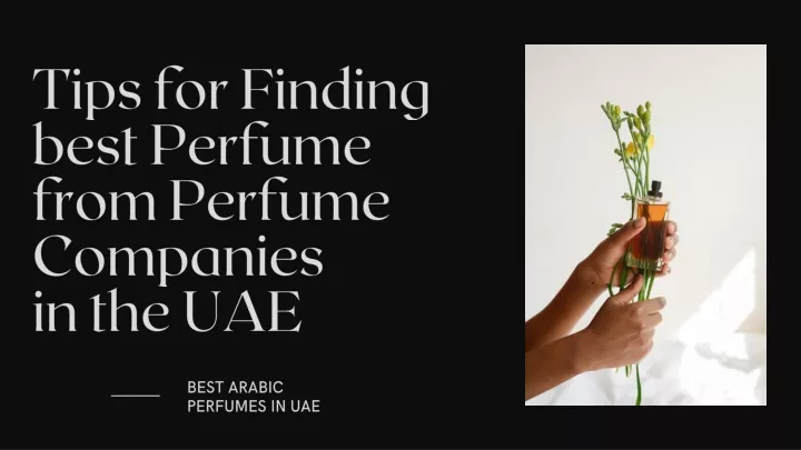 tips for finding best perfume from perfume