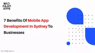 7 Benefits Of Mobile App Development In Sydney To Businesses
