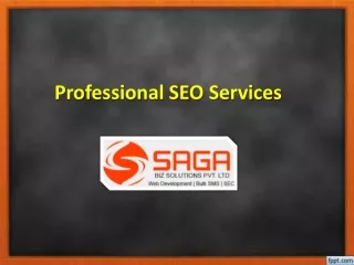 Best SEO Company in Hyderabad, Professional SEO Services Hyderabad – Saga Biz Solutions
