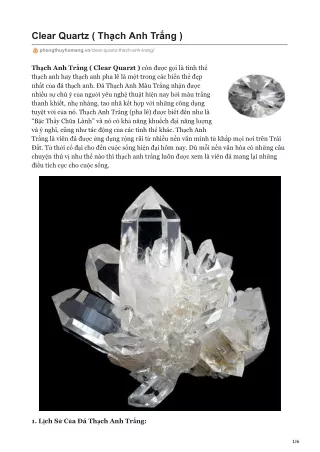 clear quartz th ch anh tr ng