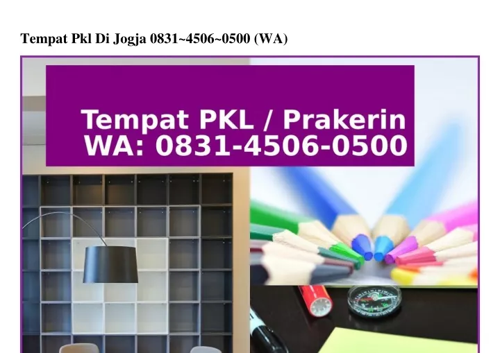 tempat pkl di jogja 0831 4506 0500 wa