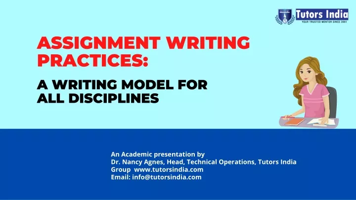 assignment writing practices a writing model