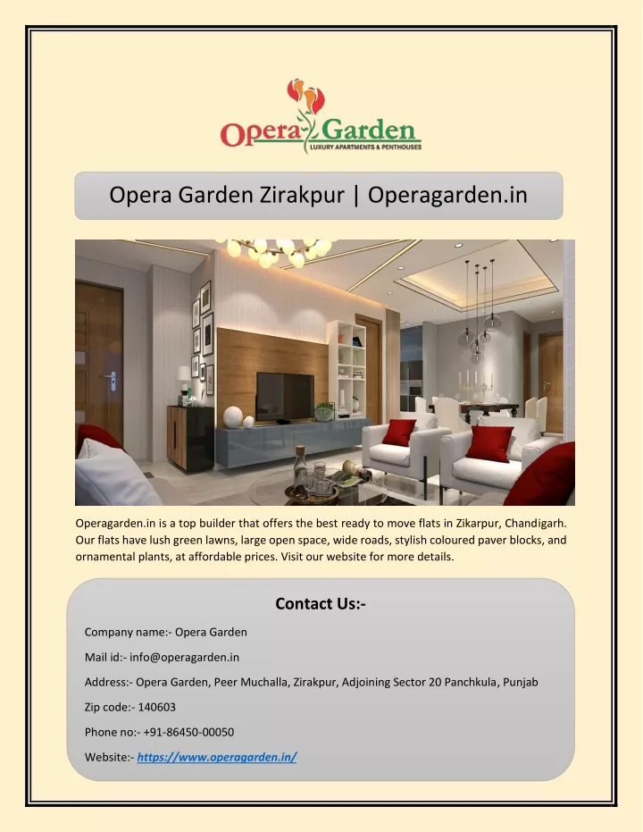 opera garden zirakpur operagarden in