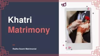khatri matrimony