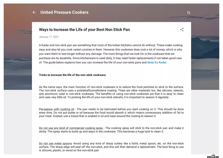 united pressure cookers