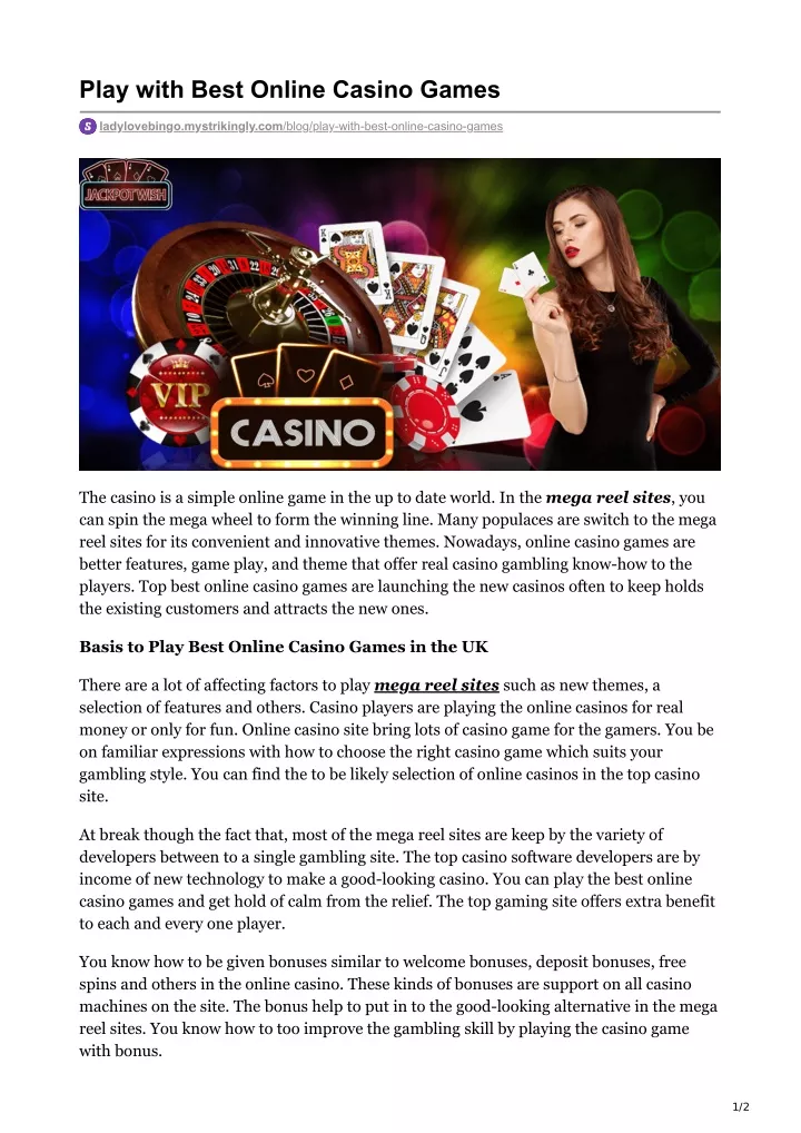 play with best online casino games