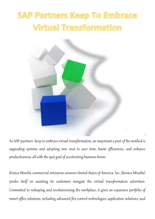 as sap partners keep to embrace virtual