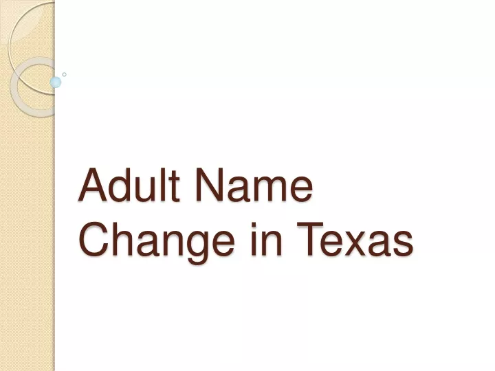 adult name change in texas