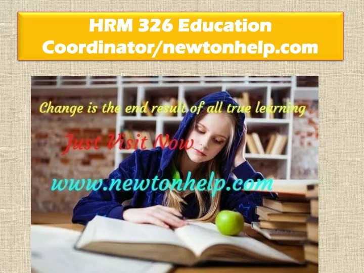 hrm 326 education coordinator newtonhelp com