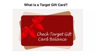 what is a target gift card