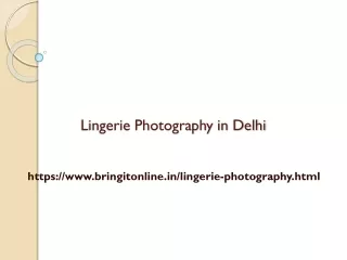 Lingerie photography in Delhi Bringitonline