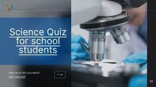 Science quiz for school students