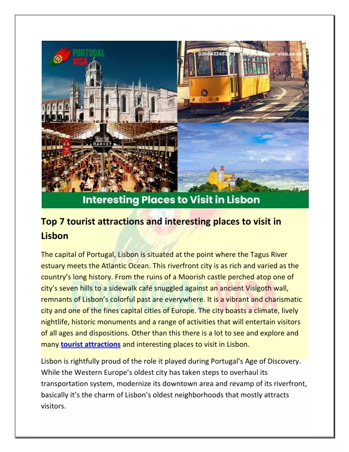 top 7 tourist attractions and interesting places