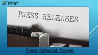 Paid Press Release Services - Press Release Power Video - 9212306116