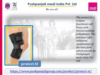 protect.St | Soft Knee Brace | Pushpanjali medi India Pvt Ltd