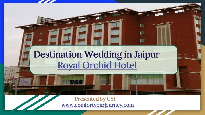 destination wedding in jaipur royal orchid hotel