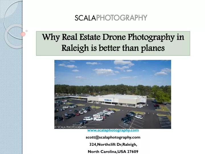 why real estate drone photography in raleigh