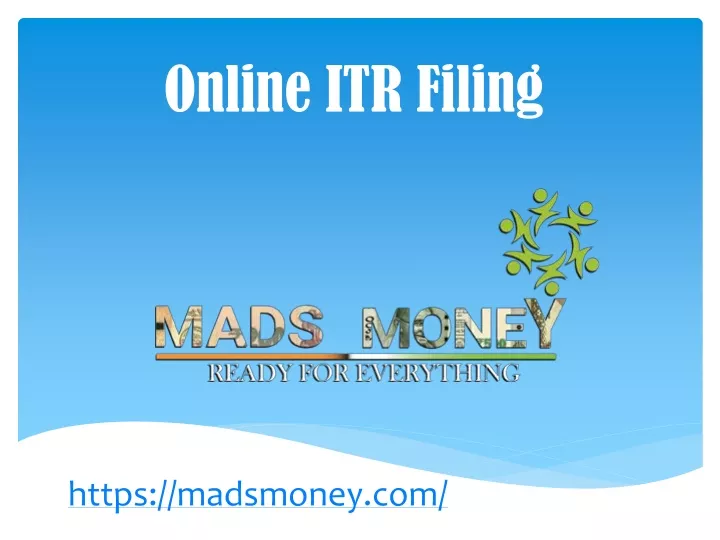 online itr filing