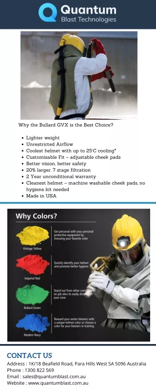 why the bullard gvx is the best choice