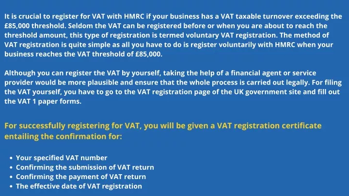 it is crucial to register for vat with hmrc