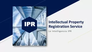 Intellectual Property Registration Service - Le Intelligensia IPR