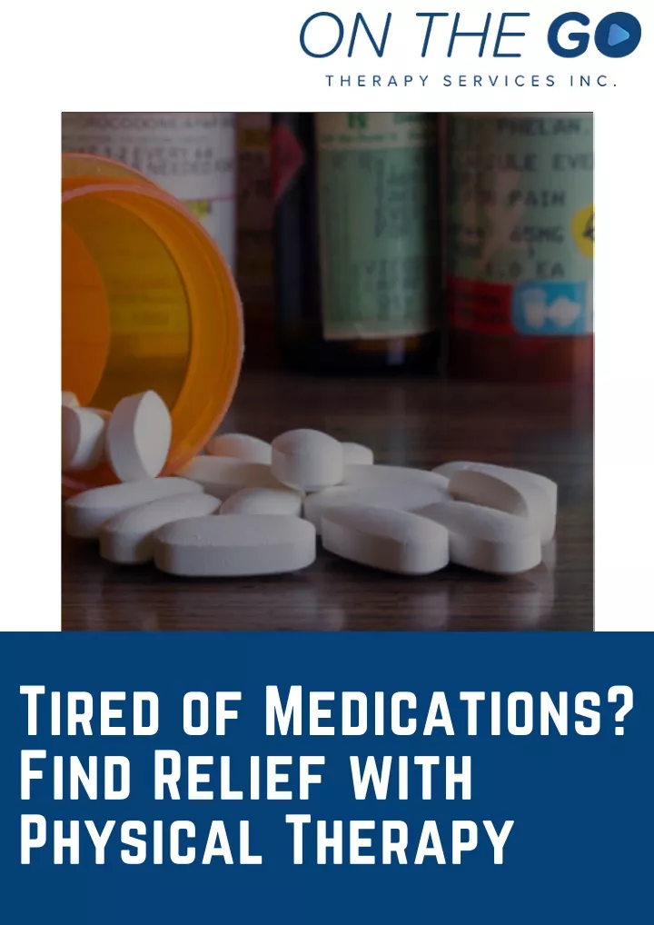 tired of medications find relief with physical