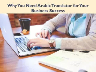 Why You Need Arabic Translator for Your Business Success