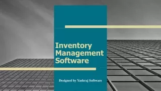 Web-based & Open Source Inventory Management Software