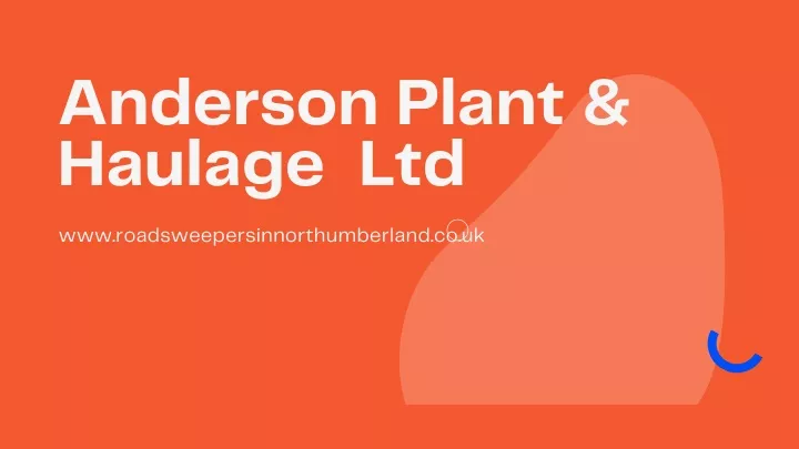 anderson plant haulage ltd