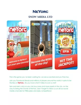 NeYorc - Gaming App | Snow Media LTD