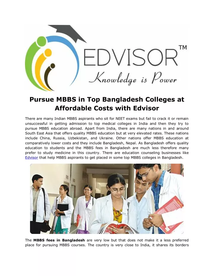pursue mbbs in top bangladesh colleges