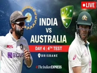 Live India vs Australia 4th Test Live Cricket Score Online Day 4 Updates: