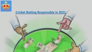 Cricket Betting Responsibly in 2021