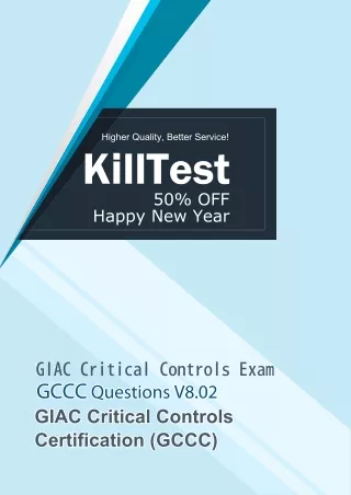GIAC Critical Controls Certification GCCC Practice Test V8.02 Killtest 2021