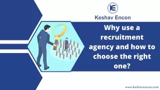why use a recruitment agency and how to choose