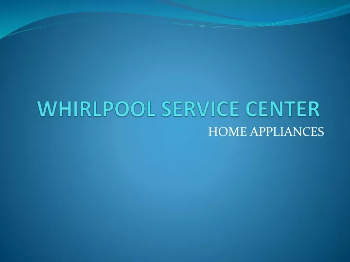 whirlpool service center