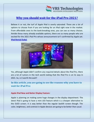 why you should wait for the ipad pro 2021
