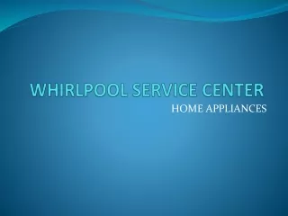 Whirlpool Refrigerator Service Center in Charni Road