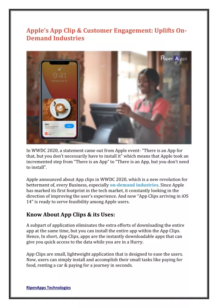 apple s app clip customer engagement uplifts