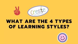 What are the 4 types of learning styles?