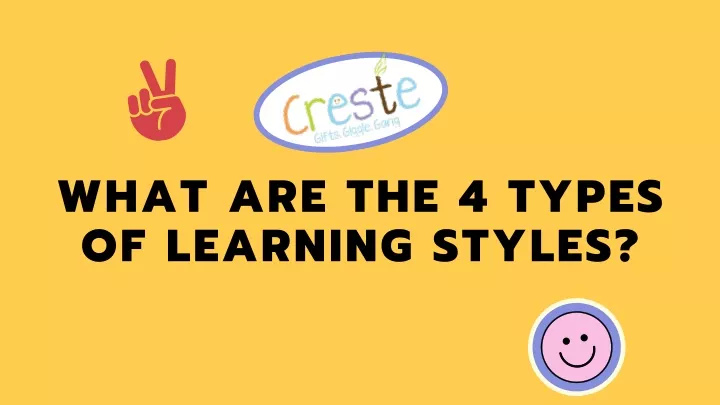 what are the 4 types of learning styles