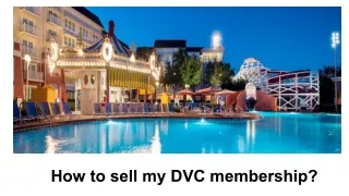 how to sell my dvc membership