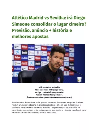 atl tico madrid vs sevilha ir diego simeone