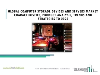 global computer storage devices and servers