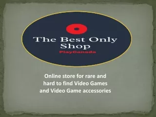 A Video Game Accessories Distributor