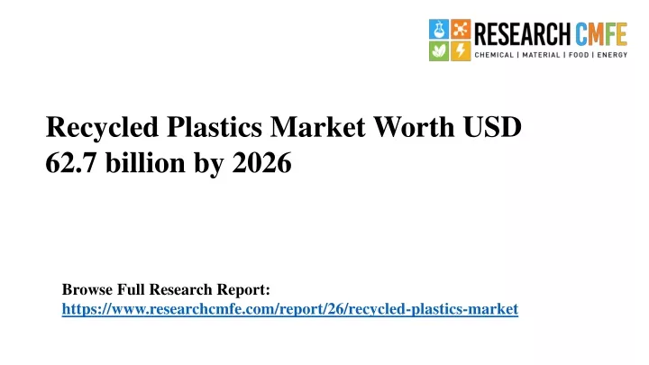 recycled plastics market worth usd 62 7 billion