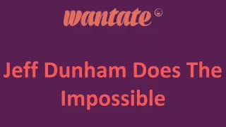 Jeff Dunham Does The Impossible