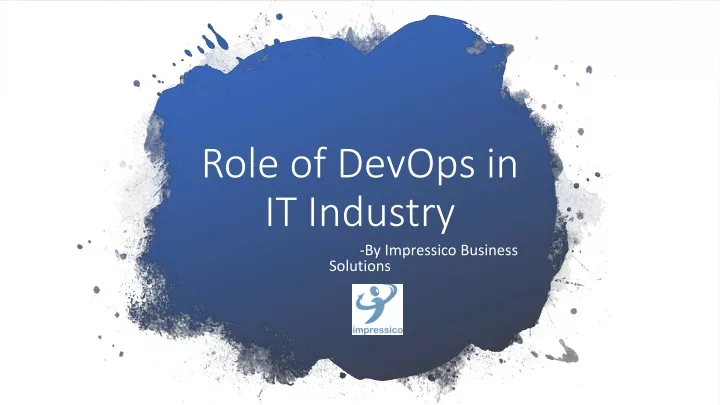 role of devops in it industry