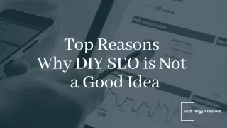 top reasons why diy seo is not a good idea