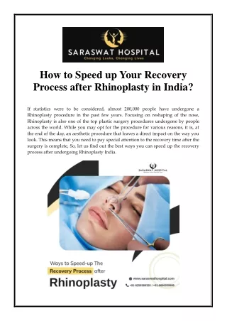 how to speed up your recovery process after